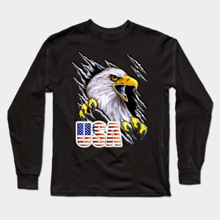 USA Eagle Beast Long Sleeve T-Shirt